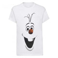 Front - Disney Official Childrens/Kids Frozen Olaf Face T-Shirt
