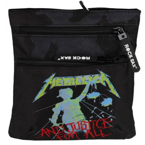 Front - Rock Sax Justice For All Metallica Crossbody Bag