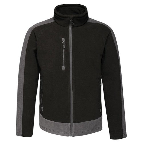 Front - Regatta Mens Contrast 300 Fleece Jacket