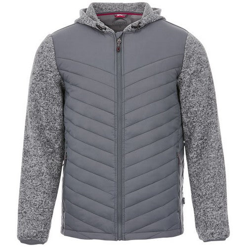 Front - Slazenger Mens Hutch Insulated Hybrid Jacket