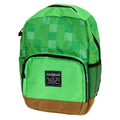 Front - Minecraft Official Childrens/Kids Shelter Green Backpack