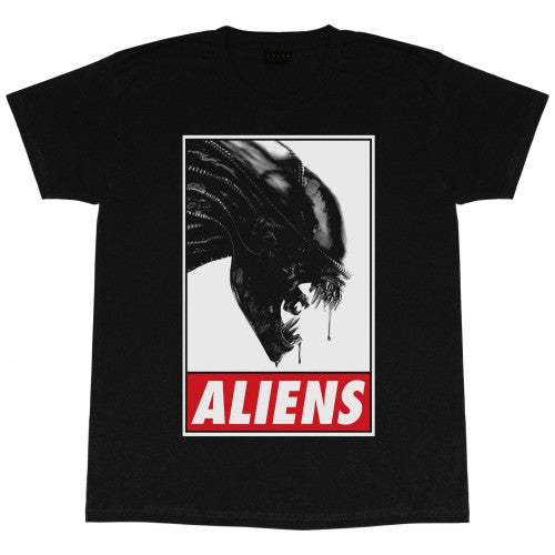 Front - Alien Womens/Ladies Logo Boyfriend T-Shirt