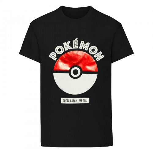 Front - Pokemon Boys Catch Em All Pokeball T-Shirt