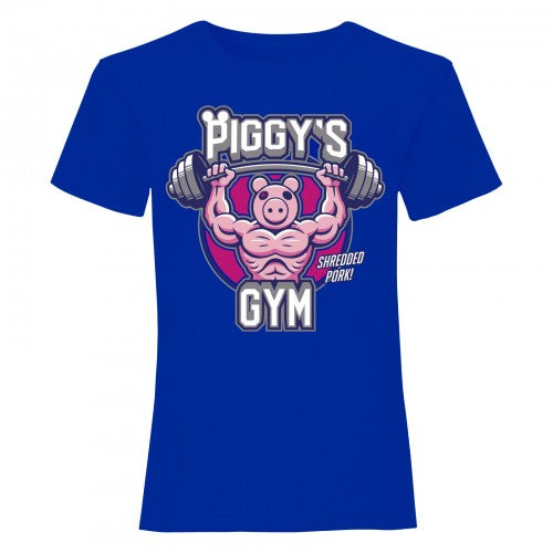 Front - Piggy Girls Gym T-Shirt