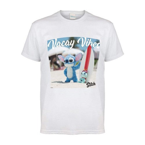 Front - Lilo & Stitch Womens/Ladies Vacay Vibes Boyfriend T-Shirt