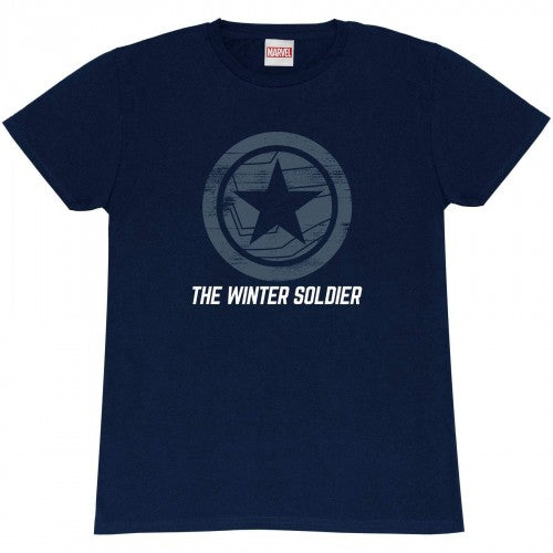 Front - Marvel Mens The Winter Soldier Logo T-Shirt