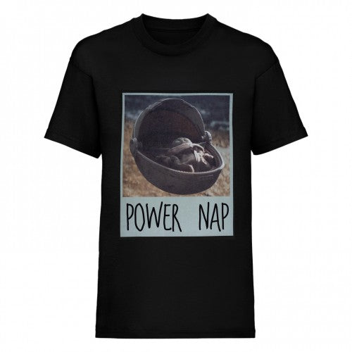Front - Star Wars: The Mandalorian Mens Power Nap The Child T-Shirt