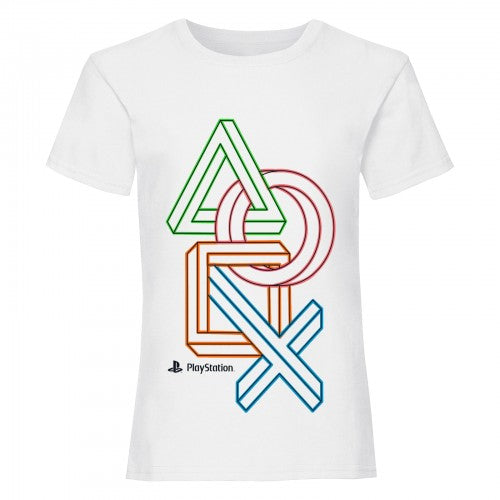 Front - Playstation Girls Icons T-Shirt