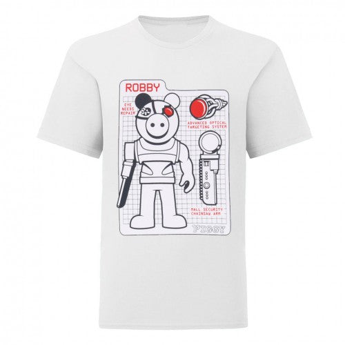 Front - Piggy Boys Tech Specs Robby T-Shirt
