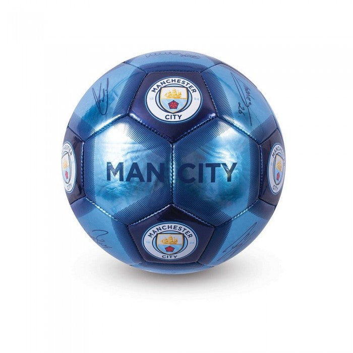 Front - Manchester City FC Signature Metallic Football