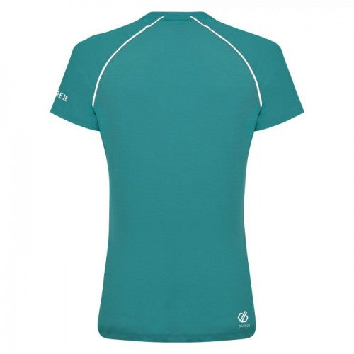 Caribbean Green - Back - Dare 2b Womens-Ladies Instate Wool T-Shirt