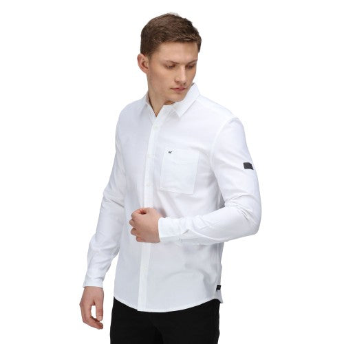 Front - Regatta Mens Darien Long-Sleeved Shirt