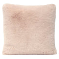 Front - Riva Home Russ Faux Fur Square Cushion Cover