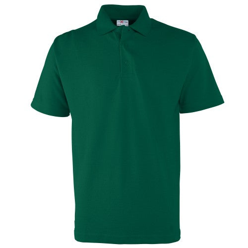 Front - RTXtra Mens Pique Knit Classic Polo Shirt
