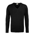 Front - RTY Workwear Mens V-neck Arcylic Wool Sweater / Sweatshirt