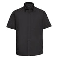 Front - Russell Collection Mens Short Sleeve Classic Twill Shirt