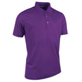 Front - Glenmuir Mens Plain Performance Pique Short Sleeve Golf Polo Shirt