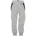 Front - Brave Soul Mens Grant Panelled Cuffed Jogging Bottoms