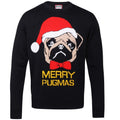 Front - Christmas Shop Adults Merry Pugmas Jumper