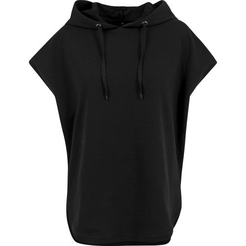 Front - Build Your Brand Womens/Ladies Short Sleeve Hoodie