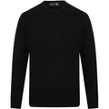 Front - Henbury Mens Crew Neck 100% Lambswool Woolmark® Jumper / Sweatshirt