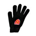 Front - West Ham United FC Mens Official Knitted Football Crest Design Gloves
