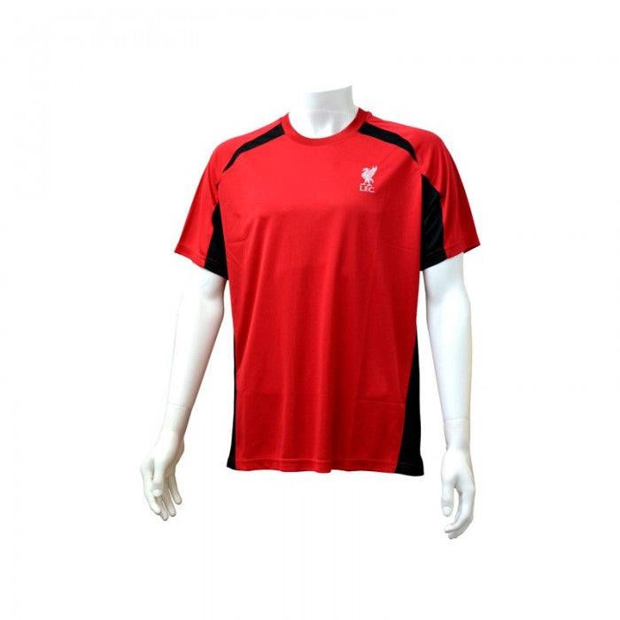 Front - Liverpool FC Boys Panel T-Shirt