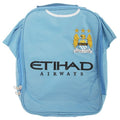 Front - Manchester City FC Childrens Boys Official Insulated Football Shirt Lunch Bag/Cooler