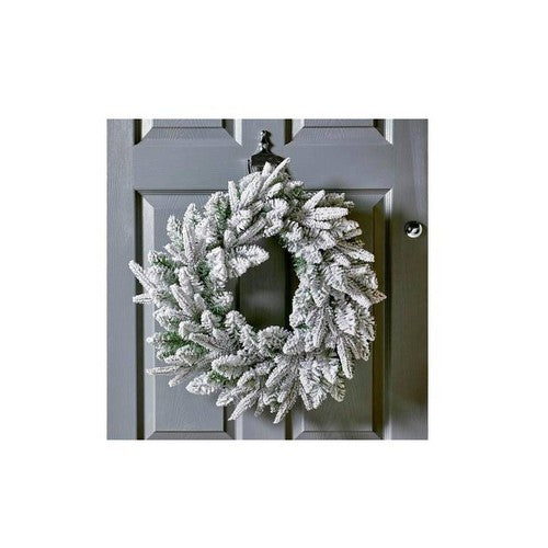 Snow - Side - Premier Christmas Snow Wreath