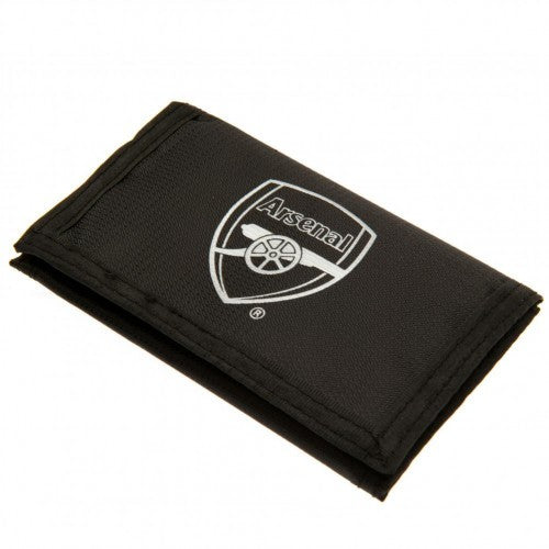 Front - Arsenal FC Touch Fastening Nylon Wallet