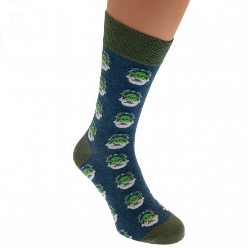 Front - Star Wars: The Mandalorian Unisex Adult Socks