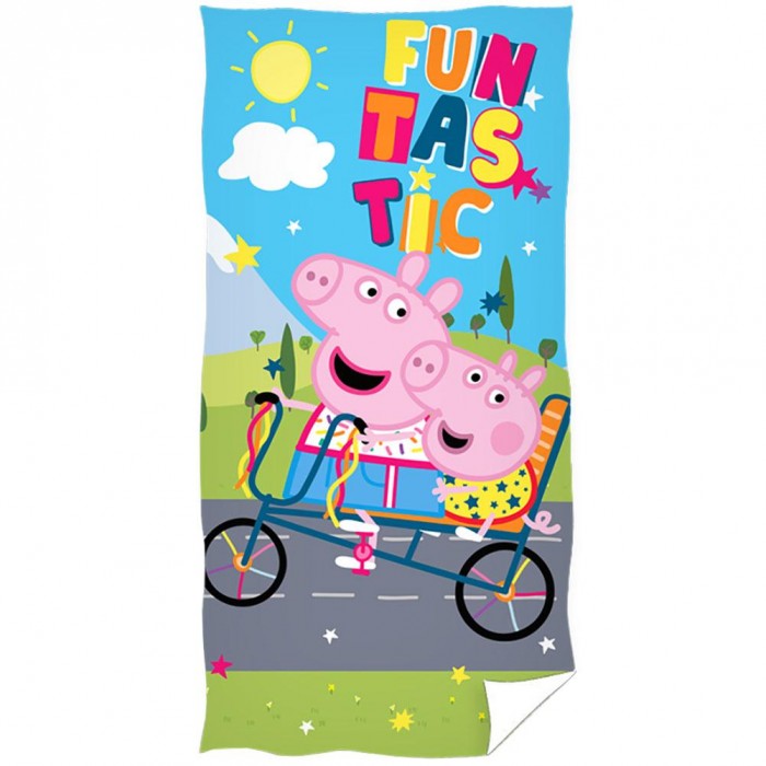 Front - Peppa Pig Funtastic Beach Towel