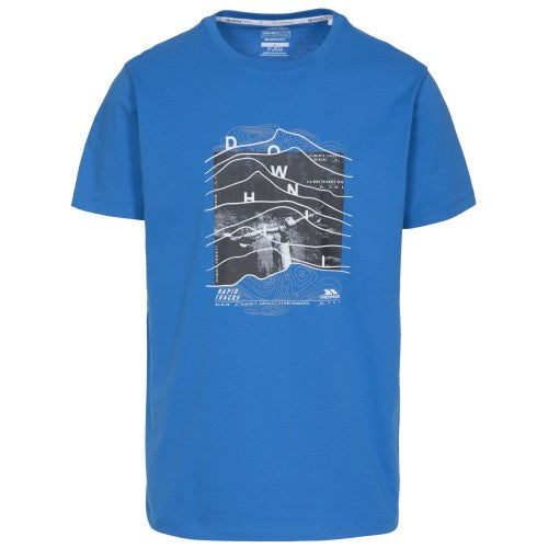 Front - Trespass Mens Downhill T-Shirt