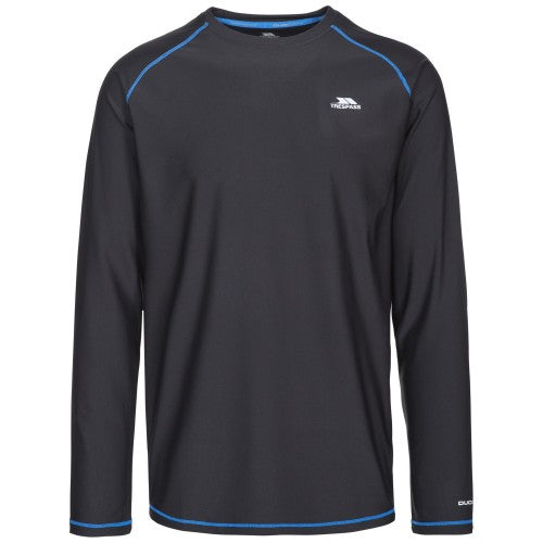 Front - Trespass Mens Burrows Long Sleeve Active Top