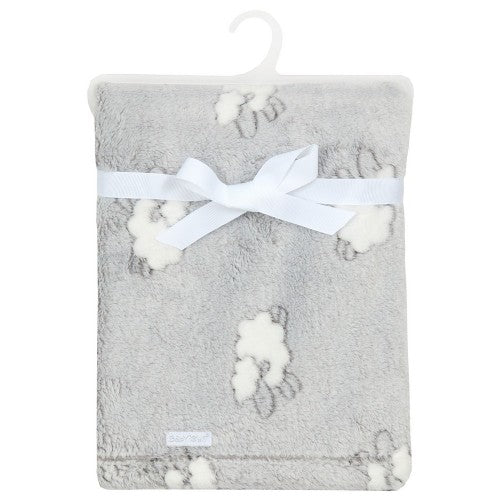 Front - BabyTown Baby Lamb Fleece Blanket