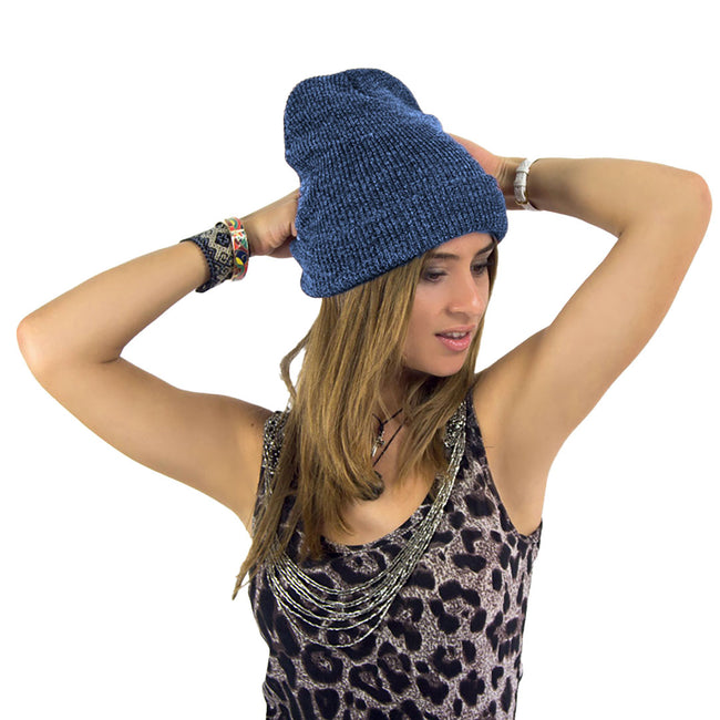 Royal Melange - Back - Atlantis Fusion Melange Double Skin Beanie