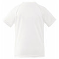 White - Back - Fruit Of The Loom Mens Performance Sportswear T-Shirt