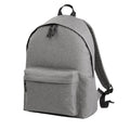 Grey Marl - Front - Bagbase Two Tone Fashion Backpack - Rucksack - Bag (18 Litres)