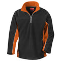 Black-Orange - Front - Result Mens Tech3 Sport Anti Pilling Windproof Breathable Fleece