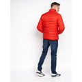Red - Back - Duck and Cover Mens Shemmy Quilted Jacket