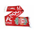 Red-White - Front - Liverpool FC Official Gold Standard 2018 Jacquard Knit Scarf