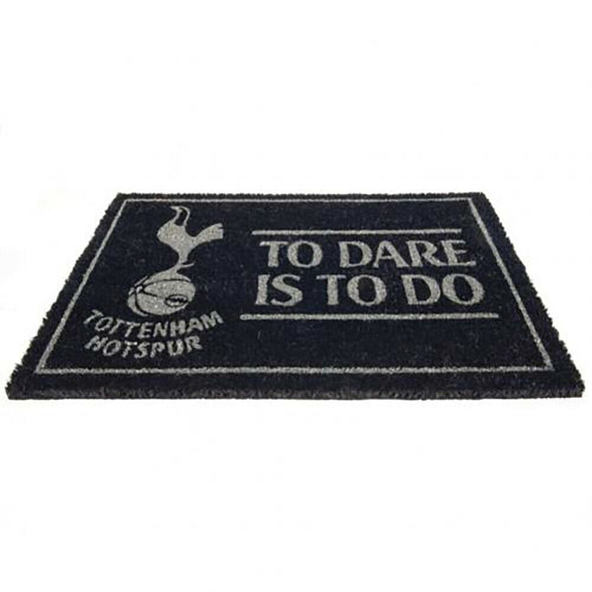 Navy - Front - Tottenham Hotspur FC To Dare Is To Do Door Mat