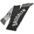 Black-Grey-White - Back - Brooklyn Nets Official NBA Fade Scarf
