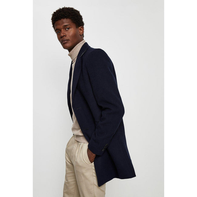 Navy - Lifestyle - Burton Mens 1904 Faux Wool Overcoat