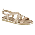 Rose Pink Shimmer - Front - Cipriata Womens-Ladies Marcella Sandals