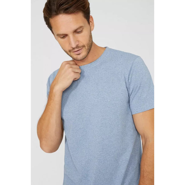 Light Blue - Lifestyle - Debenhams Mens Checked Short-Sleeved Pyjama Set