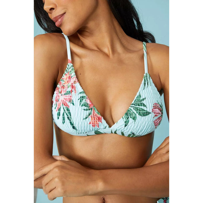 Blue - Pack Shot - Debenhams Womens-Ladies Floral Bikini Set