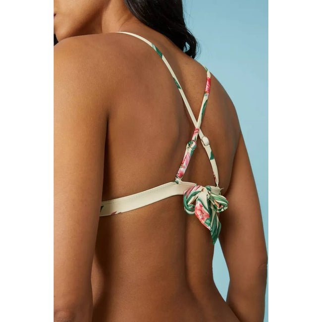 Ivory - Pack Shot - Debenhams Womens-Ladies Floral Bikini Set