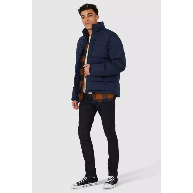 Dark Blue - Lifestyle - Red Herring Mens Rinse Skinny Jeans
