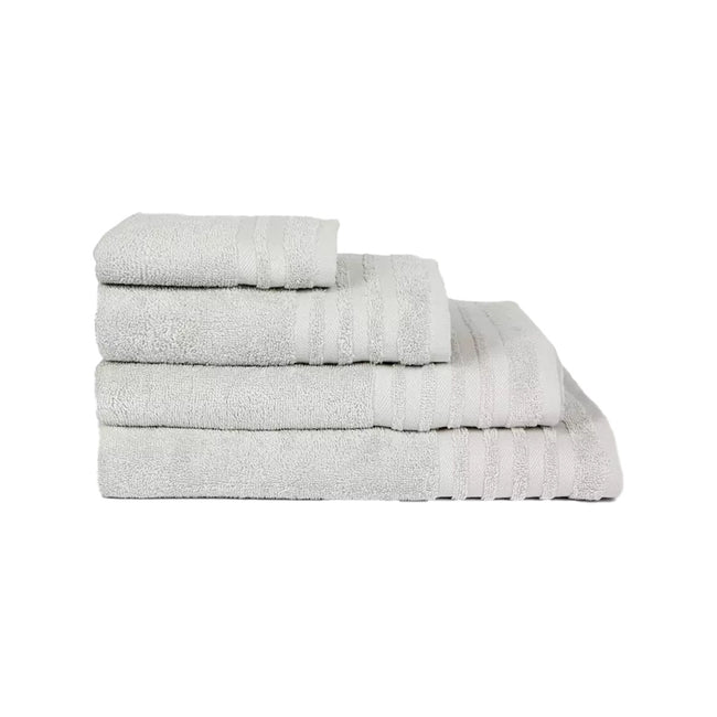 Silver - Front - Debenhams Cotton Bath Towel